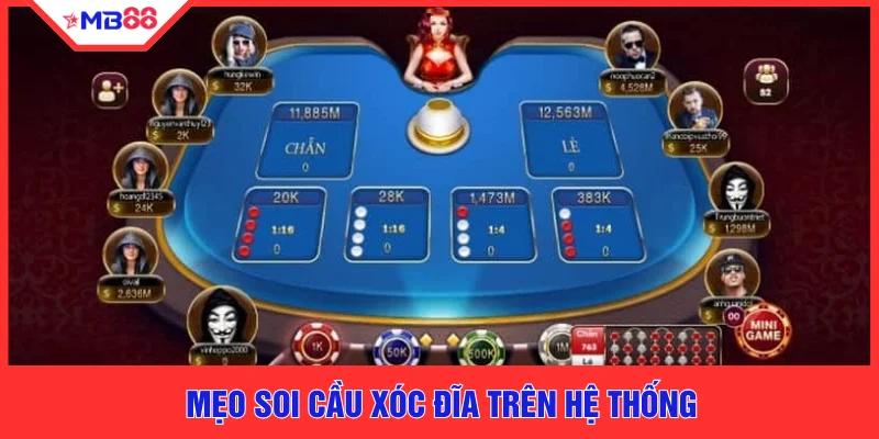 Mẹo soi cầu xóc đĩa trên hệ thống